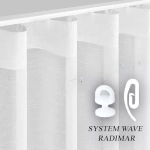 System WAVE Radimar (wszyta taśma, wpięte ślimaki + sznurek)
